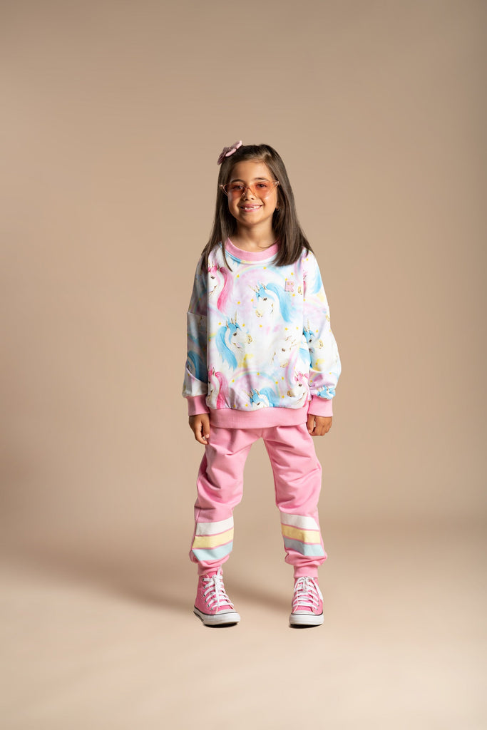 Rock Your Kid Fantasia Trackpants - Pink (Size 2-7)